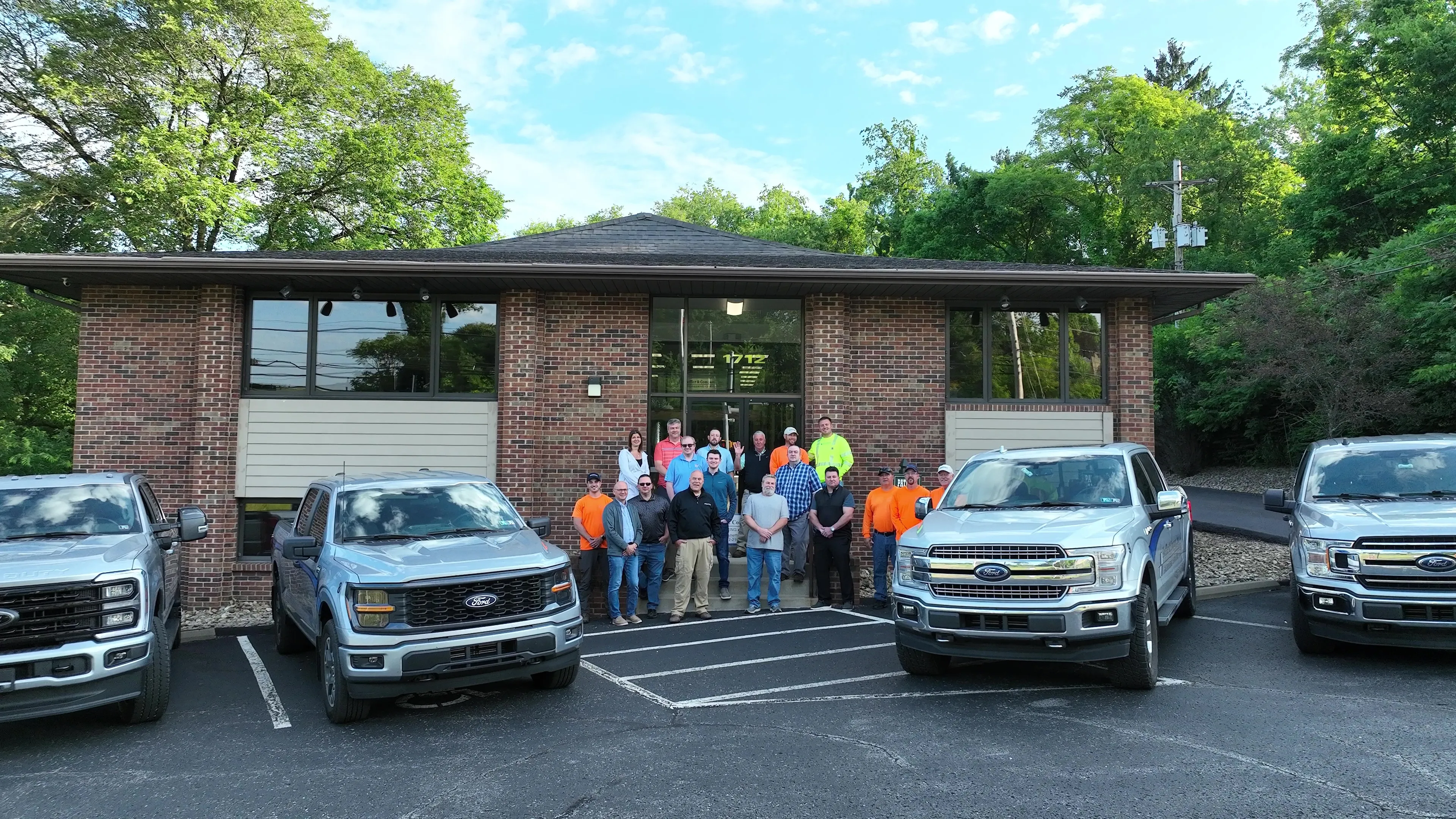 The Sheffler & Company team outside the Sewickley office